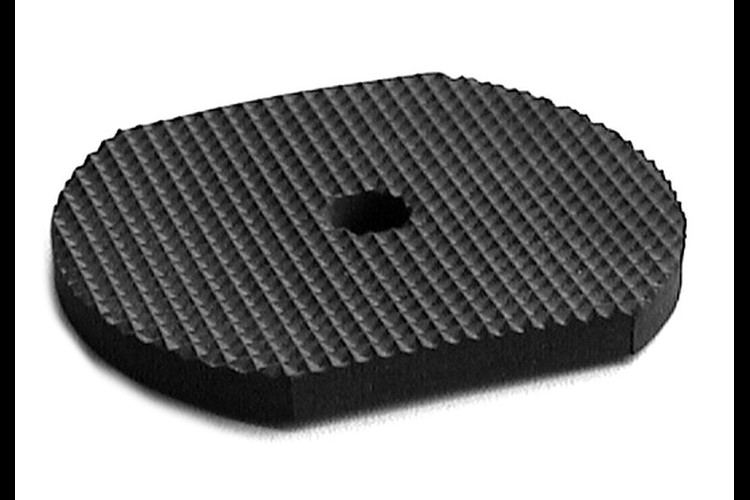 Rubber pad for spring retaining cup